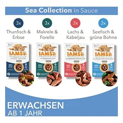 IAMS Advanced Nutrition Adult Sea Mix, drėgnas maistas katėms — 2 nuotrauka