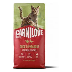 Carnilove Cat Active Sterilised su antiena ir fazanu, sausas maistas katėms 6 kg — 3 nuotrauka