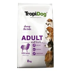 Tropidog Premium Adult Small Lamm & Reis