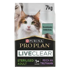 PURINA PRO PLAN LiveClear Sterilised Adult su kalakutiena, sausas maistas katėms, 5 - 9,9 kg — 2 nuotrauka