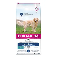 Eukanuba Overweight Adult All Breed Chicken sausas maistas šunims 12 kg