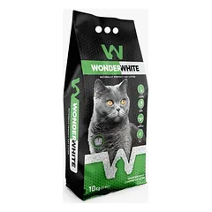 Natūralus bentonitinis sušokantis kraikas katėms Wonder White Aloe Vera 11,8l / 10 kg
