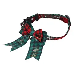 Nobleza kalėdinis antkaklis su varpeliu šunims, 23–40 cm — 3 nuotrauka