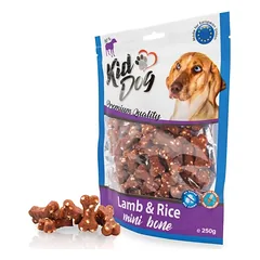 KIDDOG Bones kauliukai ėriena su ryžiais 250g