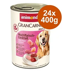 Animonda GranCarno Original ekonominė pakuotė, drėgnas maistas šunims 24 x 400 g