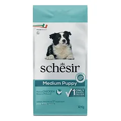 Schesir Dog Dry Medium Puppy su vištiena, sausas maistas šuniukams — 3 nuotrauka