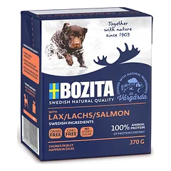 Bozita Dog Naturals : Lašiša drebučiuose 370g