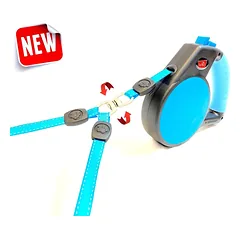 Automatinis pavadėlis Wigzi Dual Doggie Retractable Coupler