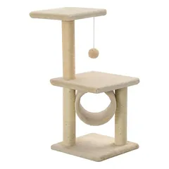 Prolenta Premium draskyklė katėms Colen, 30 x 30 x 65 cm, pilka, poliesteris: 100 % — 4 nuotrauka