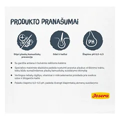 Josera Catelux sausas kačių maistas su paukštiena ir antiena, 2 kg — 3 nuotrauka