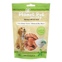Planet Pet Society vištienos ir ryžių kauliukai šunims