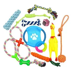 MCBOSON Set Seil-Hundespielzeug