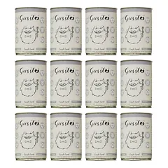 GUSSTO Cat Fresh Lamb drėgnas ėdalas katėms ėriena 12x400 g
