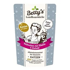 Betty's Landhausküche Cat Senior - Pouchbeutel 12x100g