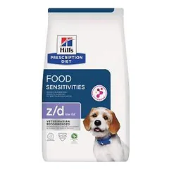 Hills Prescription Diet Canine z/d Low Fat Hydrolyzed Soy sausas maistas šunims, jautriems pašarui, 3 kg