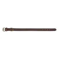 Trixie Rustic rieb. odos antkaklis, M 37-44cm/25mm, tams. rudas