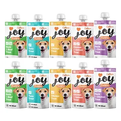 CALIBRA Joy Dog Yummy Mėgstamų Mėsos Pasta Rinkinys Šunims Mix Skonių 10 x 100g