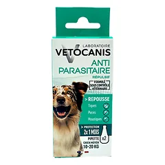 Vetocanis atbaidantis užlašinamas tirpalas šunims (10-20kg), N2