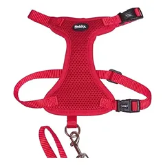 Petnešos katėms Mesh L-XL, raudonos — 2 nuotrauka