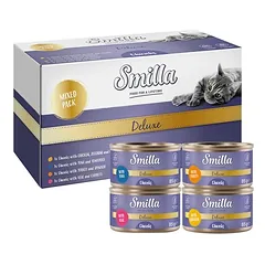 Smilla Deluxe kąsneliai drėgnas maistas katėms 48 x 85 g — 3 nuotrauka