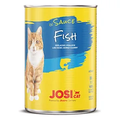 JosiCat Fish in Sauce konservai katėms, žuvis padaže, 415g