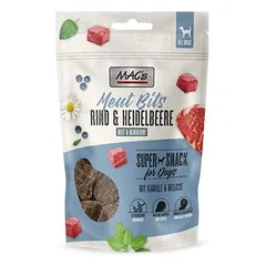 MAC´s Dog Meat Bits skanėstai šunims, Vištiena ir obuolys (90 g) — 4 nuotrauka