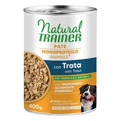Natural Trainer Pate Monoproteico Medium & Maxi Adult drėgnas maistas šunims — 2 nuotrauka