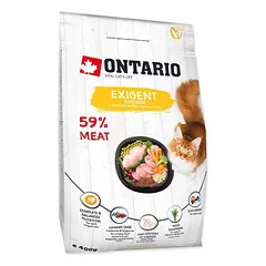 Ontario visavertis pašaras suaugusioms katėms Cat Exigent, 0,4 kg