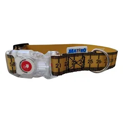Antkaklis šunims su šviečiančia sagtimi METRAS, 20 mm, 20-35 cm, LED, Matteo — 2 nuotrauka