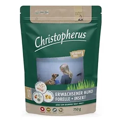 Christopherus begrūdis su upėtakiu ir vabzdžiais 12 kg, maistas šunims, Mažiems 5–10 kg — 2 nuotrauka