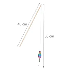 Katės meškerė Relaxdays 10046965.0, 5 vnt — 4 nuotrauka