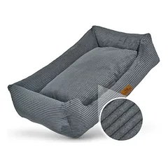 Orthopädisches Hundebett aus stilvollem Cord