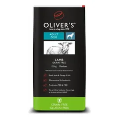 Oliver's Lamb Grain Free Small sausas maistas su ėriena šunims