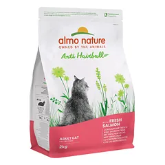 Almo Nature Holistic Functional Cat Anti Hairball Salmon sausas maistas katėms su lašiša nuo plaukų kamuolių, 2 kg