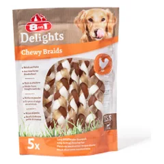 8in1 Delights Chewy Braids skanėstas mažų veislių šunims, 75 g — 2 nuotrauka