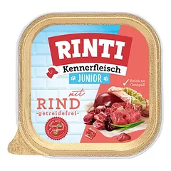 RINTI Kennerfleisch Junior drėgnas maistas šunims 9 x 300 g, 200 - 399 g — 2 nuotrauka