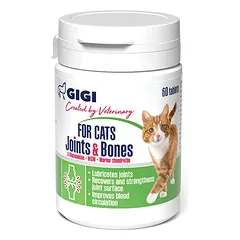 GIGI Cats papildai katėms, sąnariams ir kaulams, 30 tabl