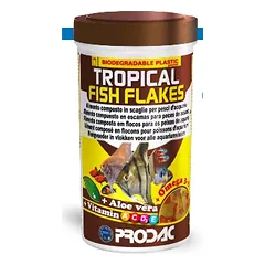 PRODAC TROPICAL FISH FLAKES dribsniai tropinėms žuvims 250ml 50g