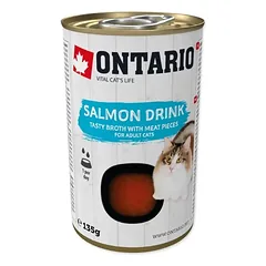 Ontario gėrimas katėms su lašiša, 135 g