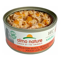 Almo Nature HFC Natural vištiena su moliūgu, drėgnas maistas katėms 70 g — 3 nuotrauka
