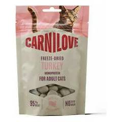 Carnilove Freeze-Dried Snack Turkey skanėstai katėms 40 g