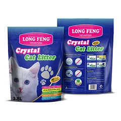 LONG FENG silikoninis kraikas, aromatizuotas levandų kv. 3,8 l — 2 nuotrauka