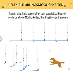 Šuns agility rinkinys 305 × 94 cm — 4 nuotrauka