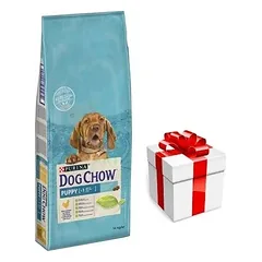 PURINA Dog Chow Puppy Chicken 14kg + STAIGMENA ŠUNIUI
