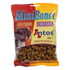 ANTOS Mini Bones Chicken maži kauliukai su vištiena 200g