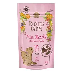 Rosie's Farm Snacks Puppy & Adult "Mini Hearts" Kalb