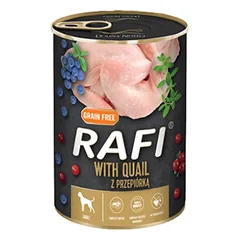DOLINA NOTECI RAFI Quail su putpelia 400 g šlapio šunų maisto