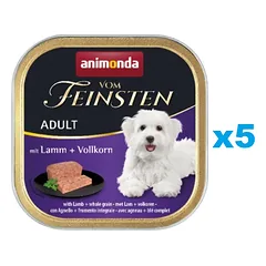 ANIMONDA Vom Feinsten Menue rinkinys su ėriena ir grūdais5 x 150 g