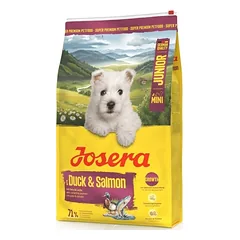 Josera Mini Junior Duck and Salmon sausas pašaras mažų veislių jauniems šunims su antiena ir lašiša, 10 kg — 2 nuotrauka