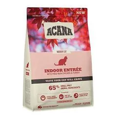 Acana Indoor Entree Cat sausas maistas namuose gyvenančioms katėms, 0,34 kg